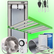 ÉTABLISSEMENT DE GROWBOX À DEL AQ60+ - 60x60x160cm - ECO FORCE 300W