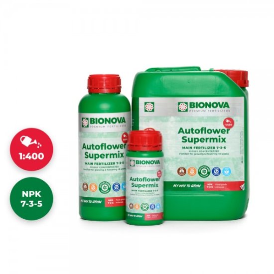 BIONOVA Autoflower Supermix Hauptdünger Bild zum Schließen anclicken
