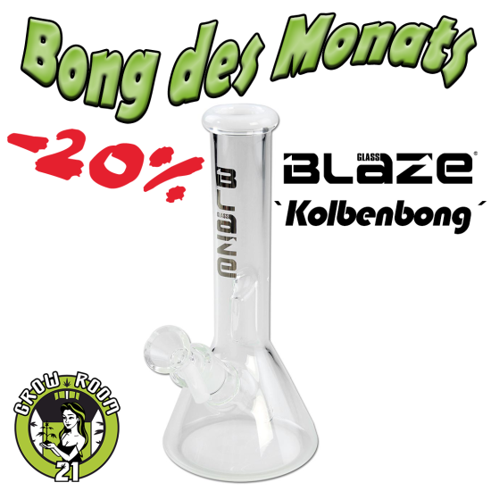 BLAZE - Piston bong Ice +hole percolator Click image to close