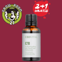 CBD VITAL - Schlaftropfen mit Melatonin 30ml - *2+1 AKTION*