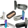Clipper lighter in aluminum case -various design's-