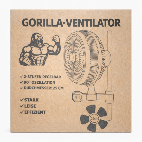 Ventilador SafeLine Gorilla – 25 cm
