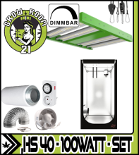 LED GROWBOX SET HS40 - 40x40x120cm - ECO FORCE 100W