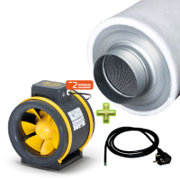 Set de ventilación de aire acondicionado Can-Fan Max Fan Pro 250mm/1660m3 - 2 etapas