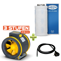 Can-Fan Max Fan Pro AC Belüftungsset 315mm/3180m³ - 3-Stufen