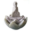 Räucherstäbchenhalter aus edlem Speckstein im Buddha Design