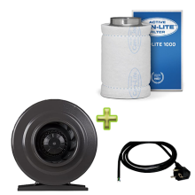SafeLine ventilation set Inline fan 200mm/1150m3