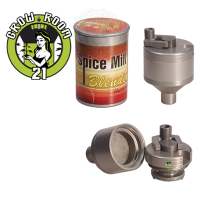 Pulvermühle - "Grinder" - 4-tlg. - Ø56mm (mit Trichter)