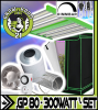 LED GROWBOX SET GP80 - 80x80x180cm - ECO FORCE 300W