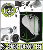 GROWBOX SET "GREEN POWER 120" 600Watt 120x120x200cm-ANALOG