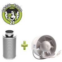 SafeLine Belüftungsset Rohreinschraubventilator 125mm/240m³