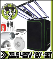 LED GROWBOX SET GP120 - 120x120x200cm - LUMATEK ZeusPro 465W