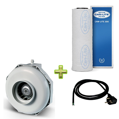 Can-Fan ventilation set 100mm/270m³ Click image to close