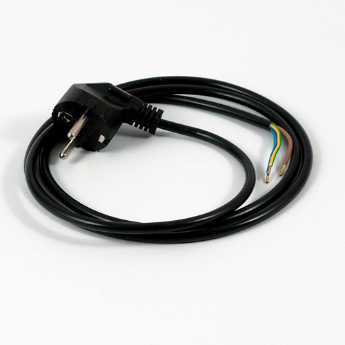 Kabel mit Stecker für Steckdose 1,5m Bild zum Schließen anclicken