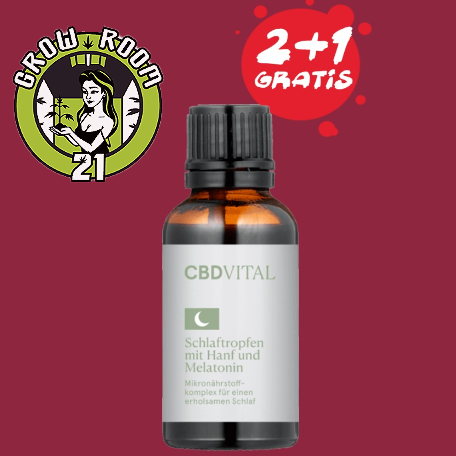 CBD VITAL - Schlaftropfen mit Melatonin 30ml - *2+1 AKTION* Bild zum Schließen anclicken