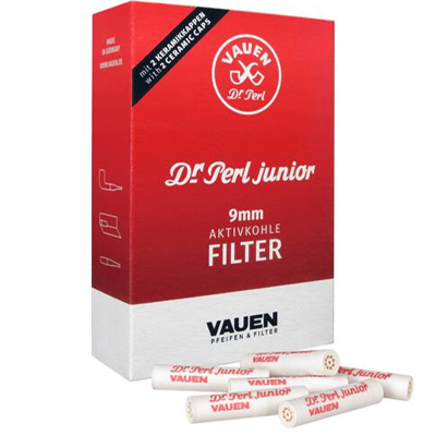 Dr. Perl Junior - Aktivkohlefilter - 9mm | 100 Stk. Bild zum Schließen anclicken
