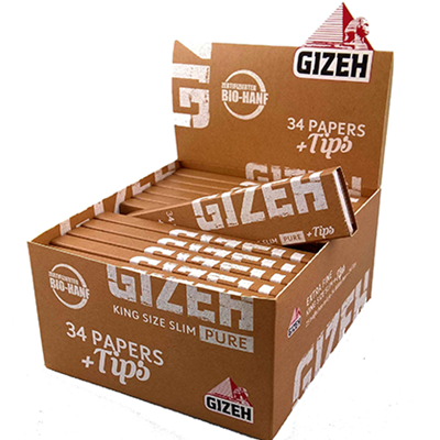 GIZEH - KS Slim Papes und Filtertips
