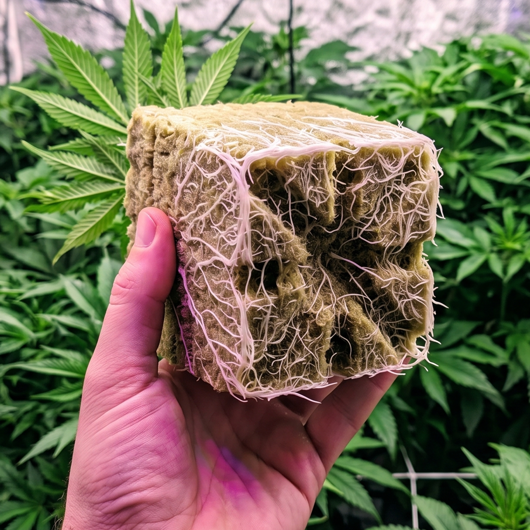 Cannabis Stecklinge kaufen – bewurzelte Hanfstecklinge im Steinwollwürfel