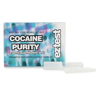 Cocaine Disposable Purity Quality Test "EZ Test" Click image to close