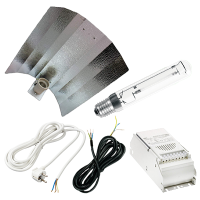 LAMPEN SET 150 Watt mit Hammerschlagreflektor-ANALOG Bild zum Schließen anclicken