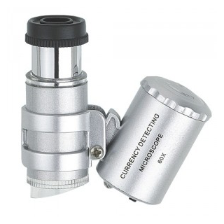 LED SCOPE - Mini-Mikroskop mit LED-Beleuchtung Bild zum Schließen anclicken