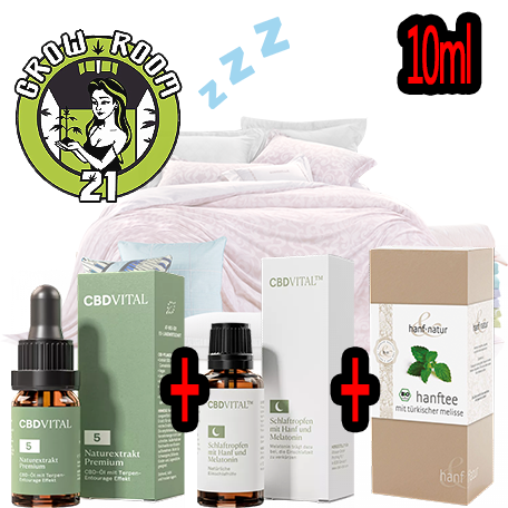 CBD VITAL - "Dream Team Schlaf 5% Single" - Set Bild zum Schließen anclicken