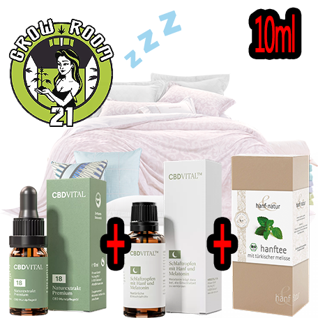 CBD VITAL - "Dream Team Schlaf 18% Single" - Set Bild zum Schließen anclicken