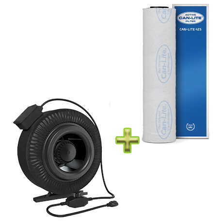 Set de ventilation SafeLine Ventilateur Inline 125mm/430m3 - dimmable