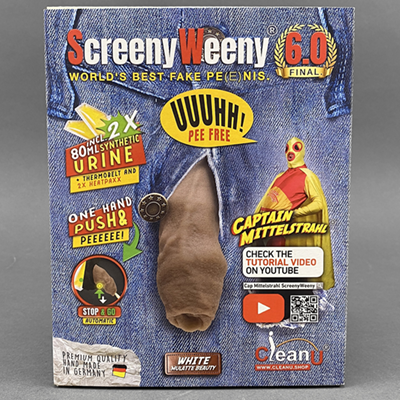 CleanU - Screeny Weeny Complete Set 6.0 Silicone Fake Penis Click image to close